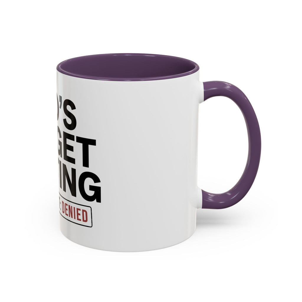 Dad's Funny Budget Meeting Mug | Accent Coffee Mug, 11/15oz