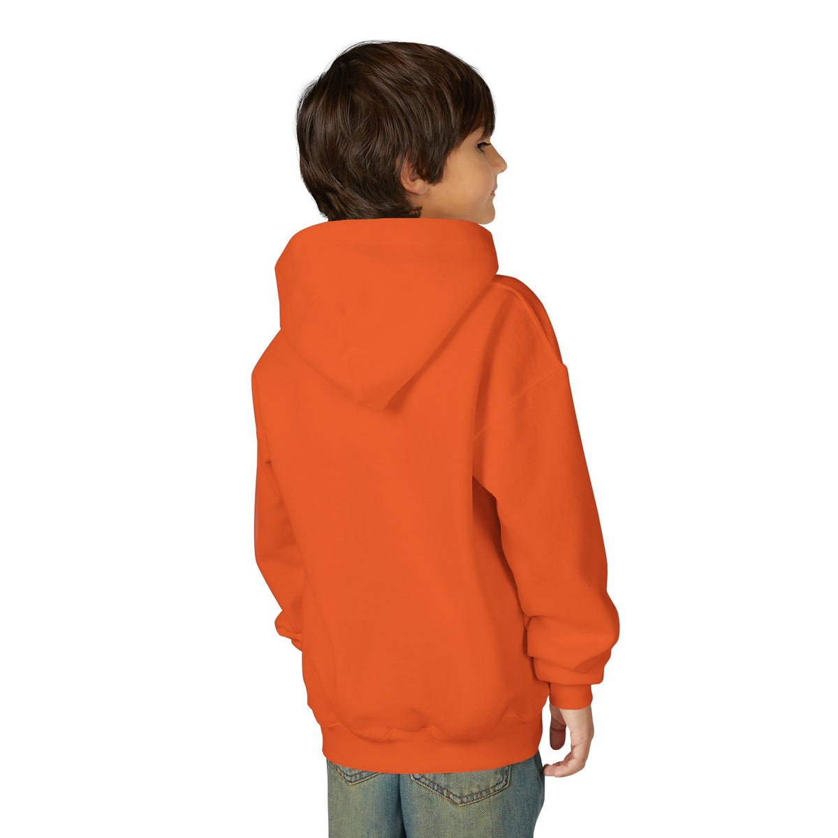 Kids Patriotic Elephant Hoodie – Blue Red USA Spirit Youth Sweatshirt