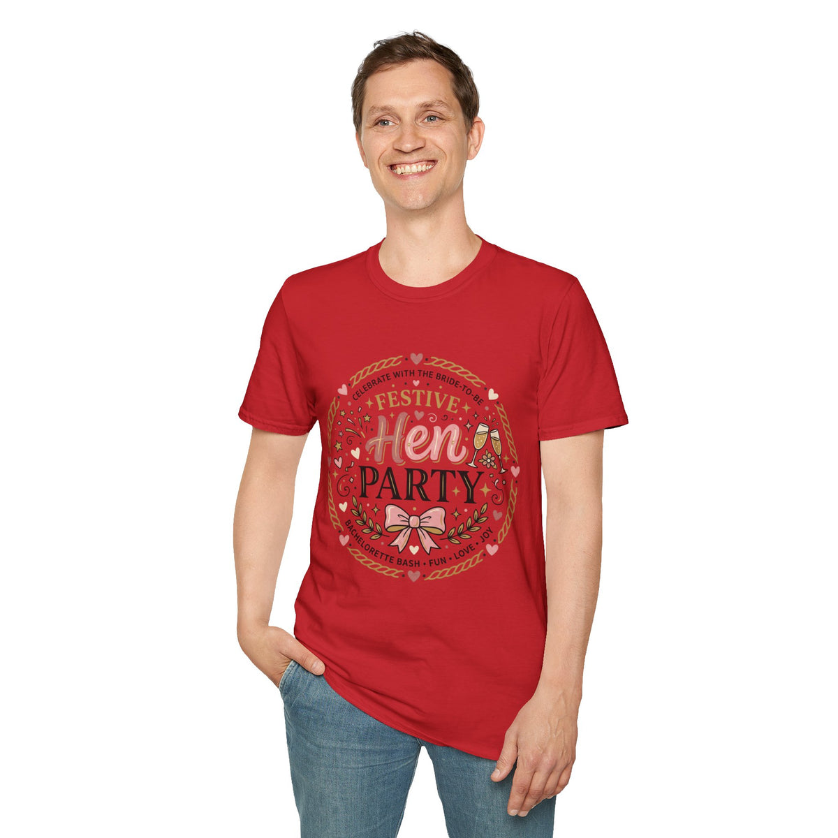 Festive Hen Party T-Shirt | Bachelorette Celebration Design