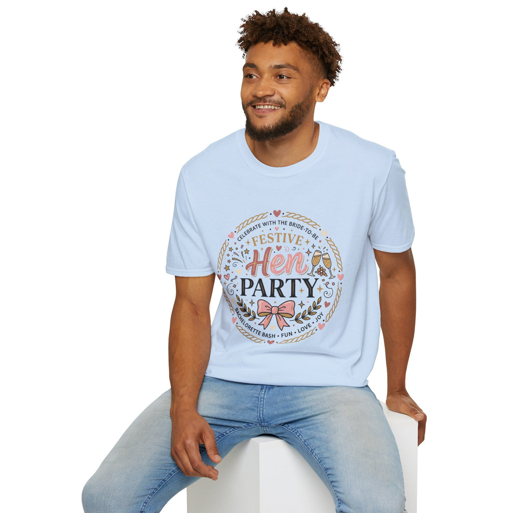 Festive Hen Party T-Shirt | Bachelorette Celebration Design