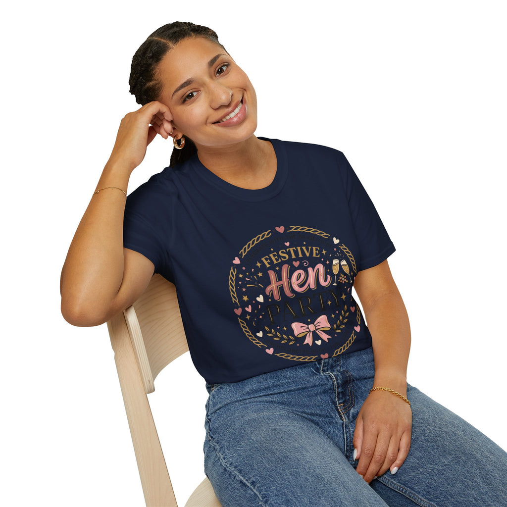 Festive Hen Party T-Shirt | Bachelorette Celebration Design
