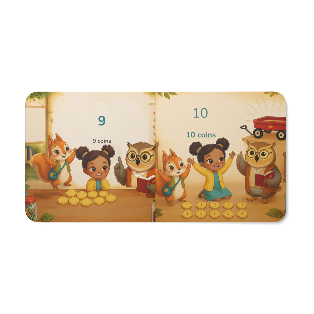 Counting Board Book — "Count with Sammy, Mia, and Wise Owl" (We Can Count 1 to 10)