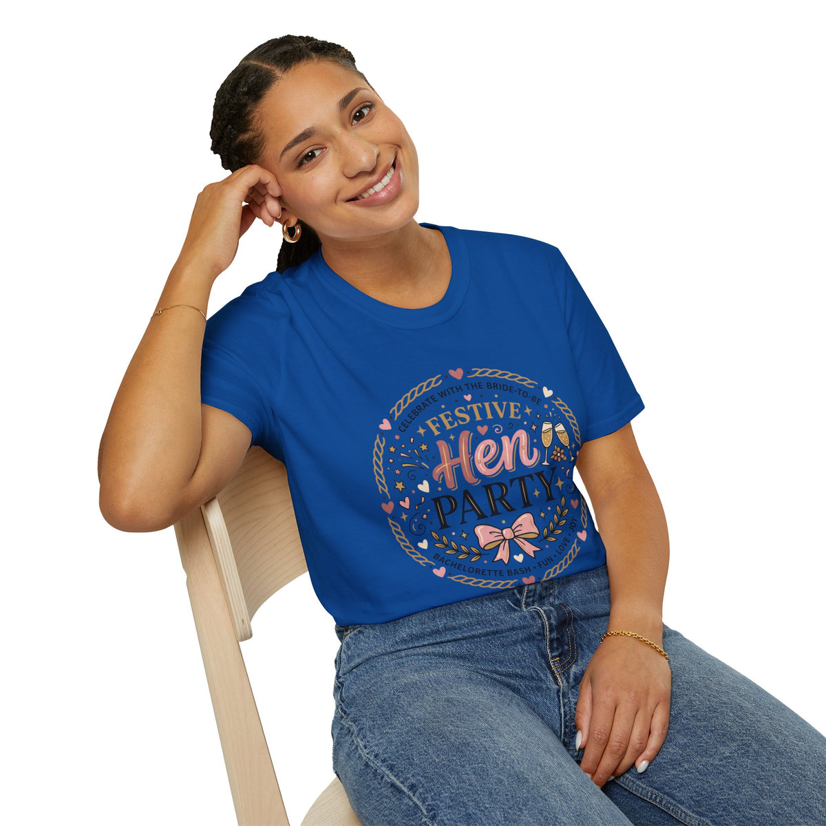 Festive Hen Party T-Shirt | Bachelorette Celebration Design