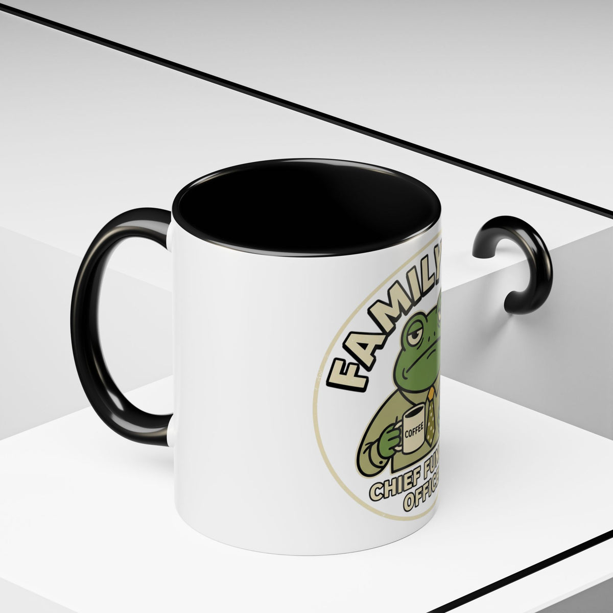 Family CFO Frog Chief Funding Officer mug | Accent coffee mug