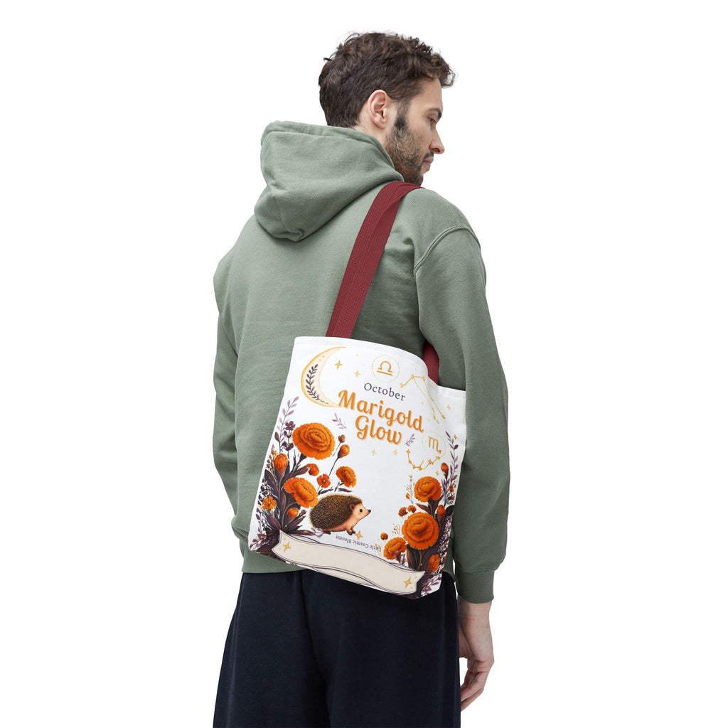 October Birth Flower - Marigold Glow Tote Bag (AOP)