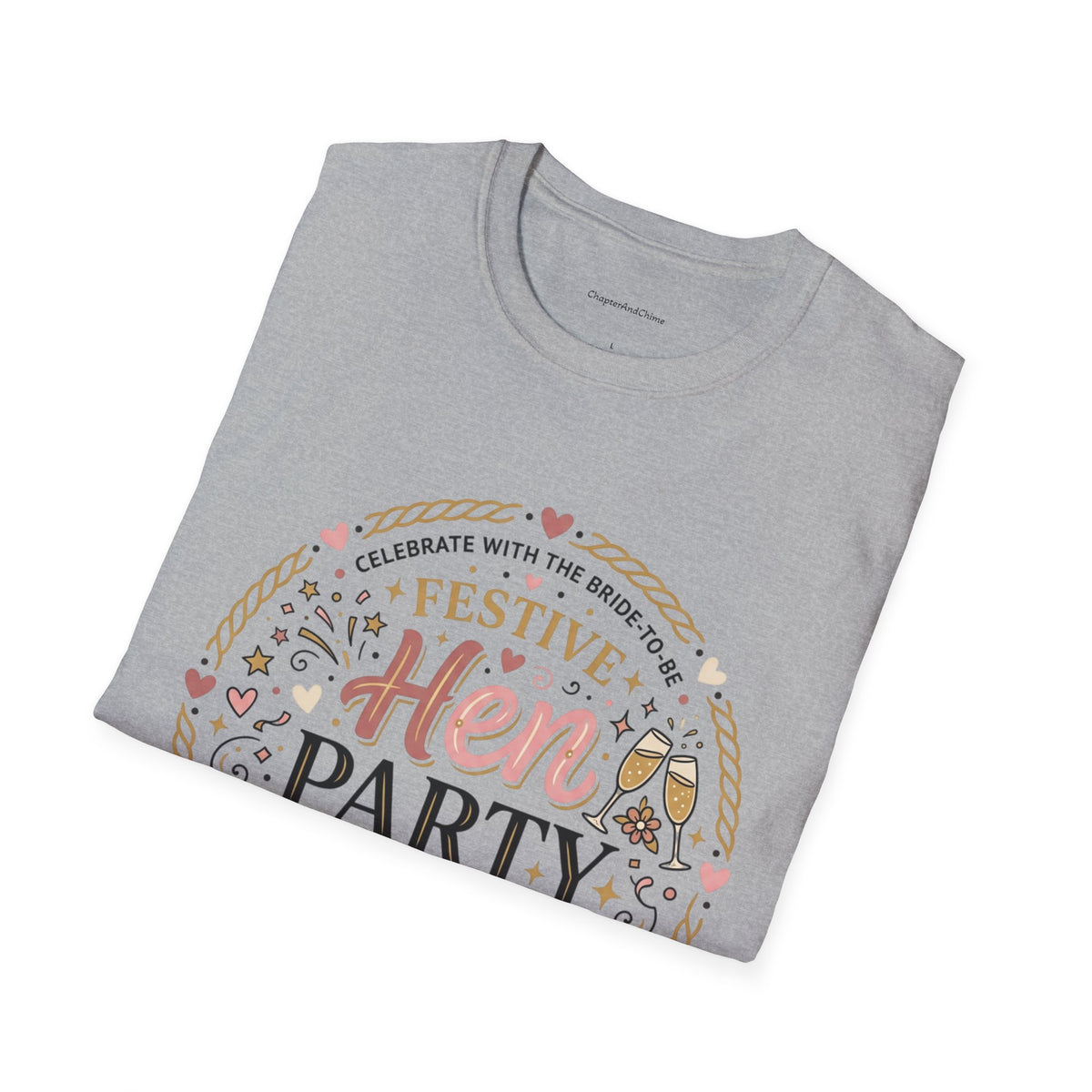 Festive Hen Party T-Shirt | Bachelorette Celebration Design