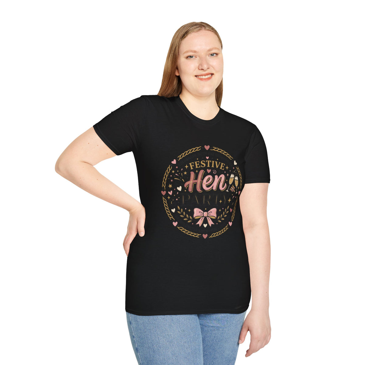 Festive Hen Party T-Shirt | Bachelorette Celebration Design