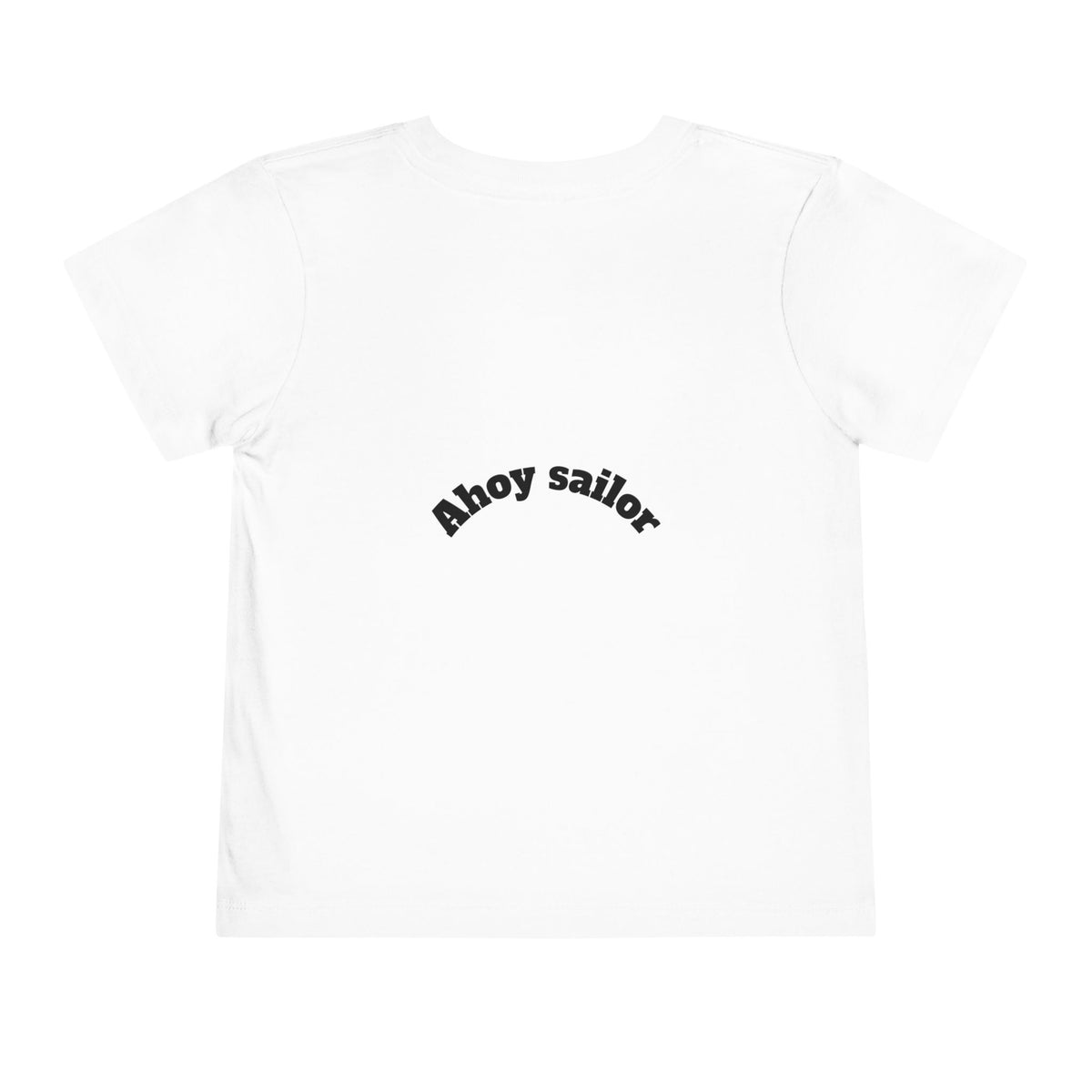 Cute Pirate Kid Ahoy Sailor Toddler Tee | Toddler Short Sleeve Tee