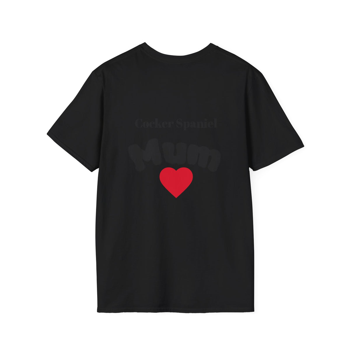 Cocker Spaniel Dog Mum T-Shirt — Dog Mom Graphic Tee with Photo Print