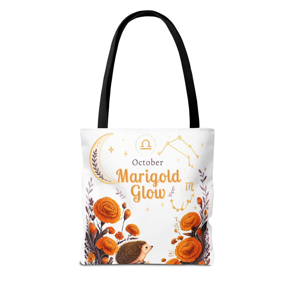 October Birth Flower - Marigold Glow Tote Bag (AOP)