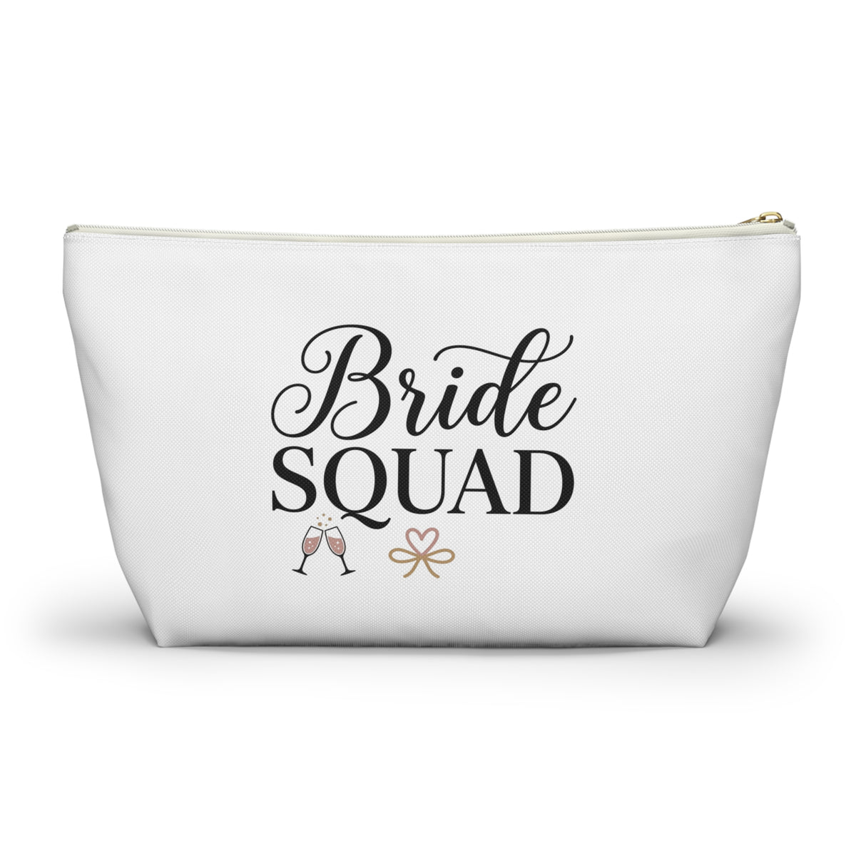 Bride Squad Accessory Pouch | T-Bottom Makeup Bag, Bachelorette Party