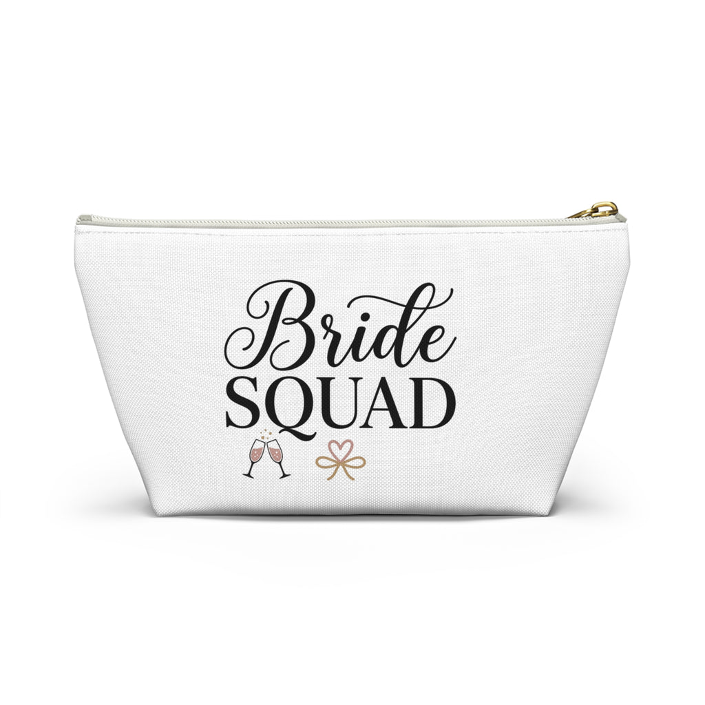 Bride Squad Accessory Pouch | T-Bottom Makeup Bag, Bachelorette Party