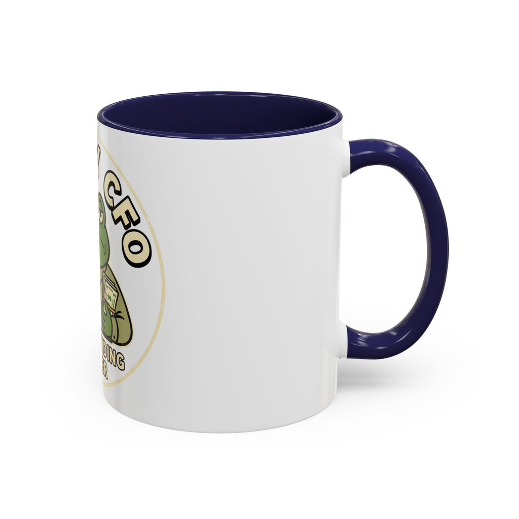Family CFO Frog Chief Funding Officer mug | Accent coffee mug