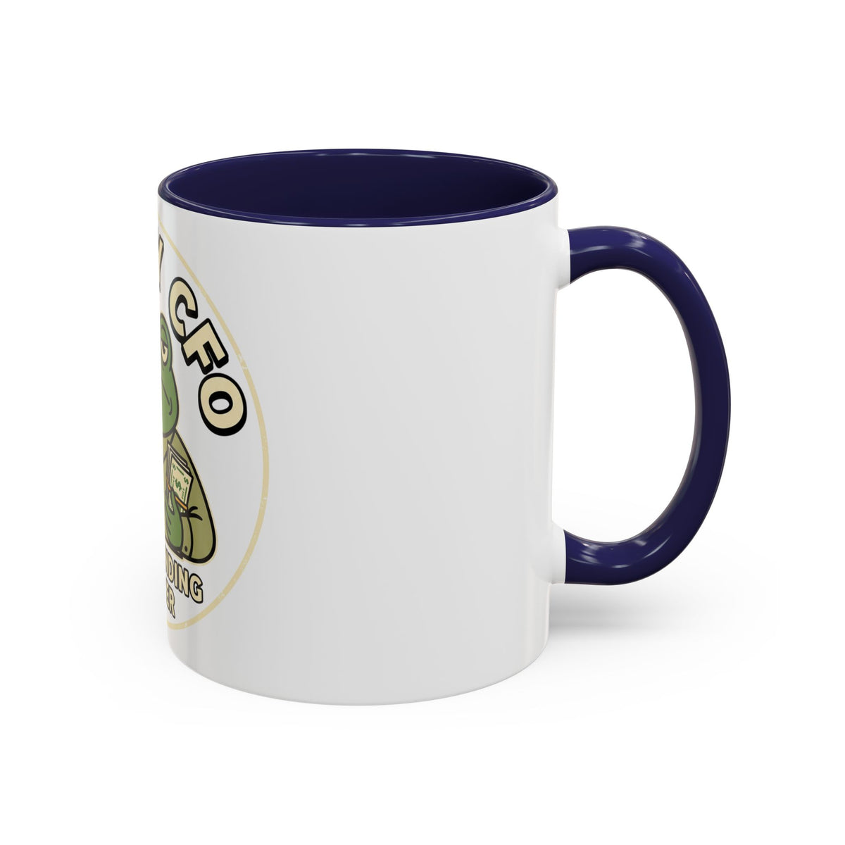 Family CFO Frog Chief Funding Officer mug | Accent coffee mug