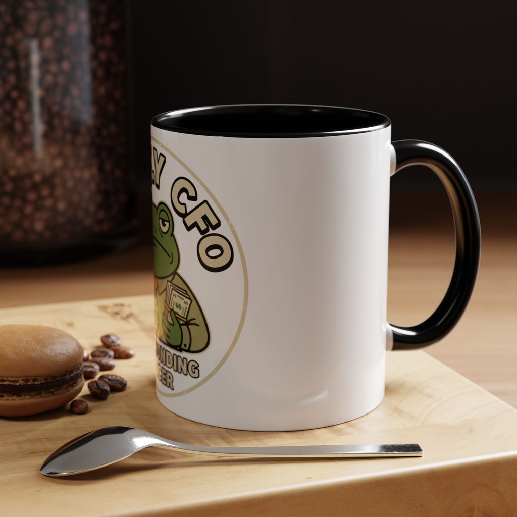 Family CFO Frog Chief Funding Officer mug | Accent coffee mug