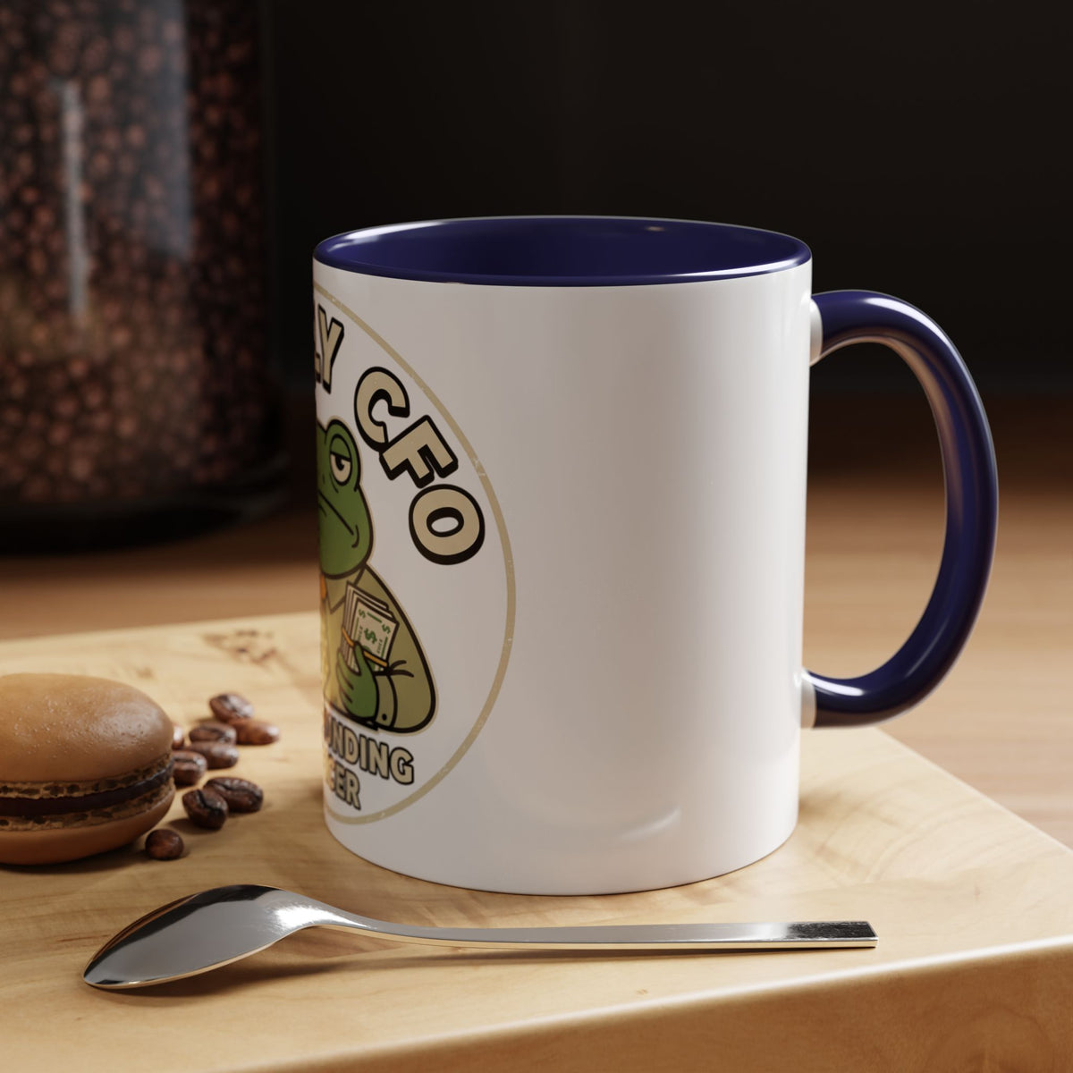 Family CFO Frog Chief Funding Officer mug | Accent coffee mug