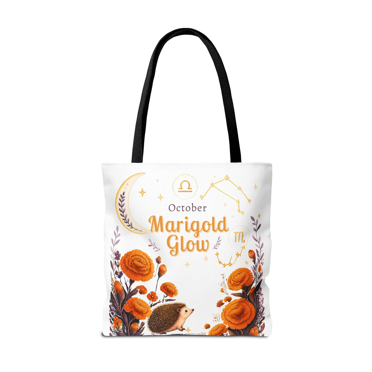 October Birth Flower - Marigold Glow Tote Bag (AOP)