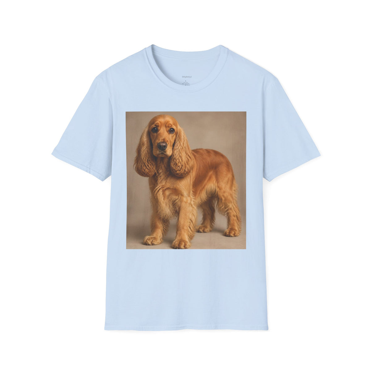 Cocker Spaniel Dog Mum T-Shirt — Dog Mom Graphic Tee with Photo Print