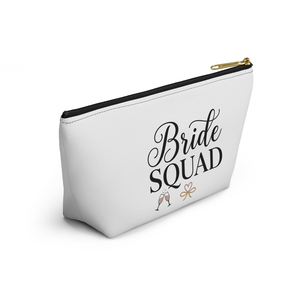 Bride Squad Accessory Pouch | T-Bottom Makeup Bag, Bachelorette Party