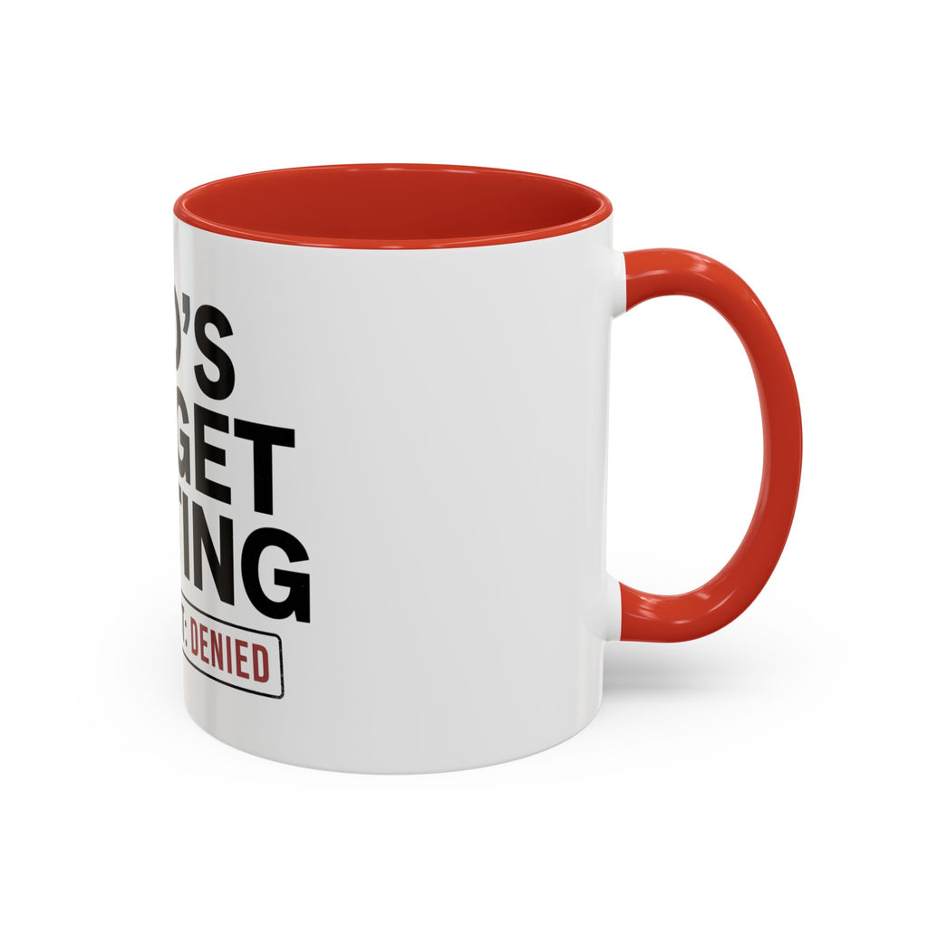 Dad's Funny Budget Meeting Mug | Accent Coffee Mug, 11/15oz