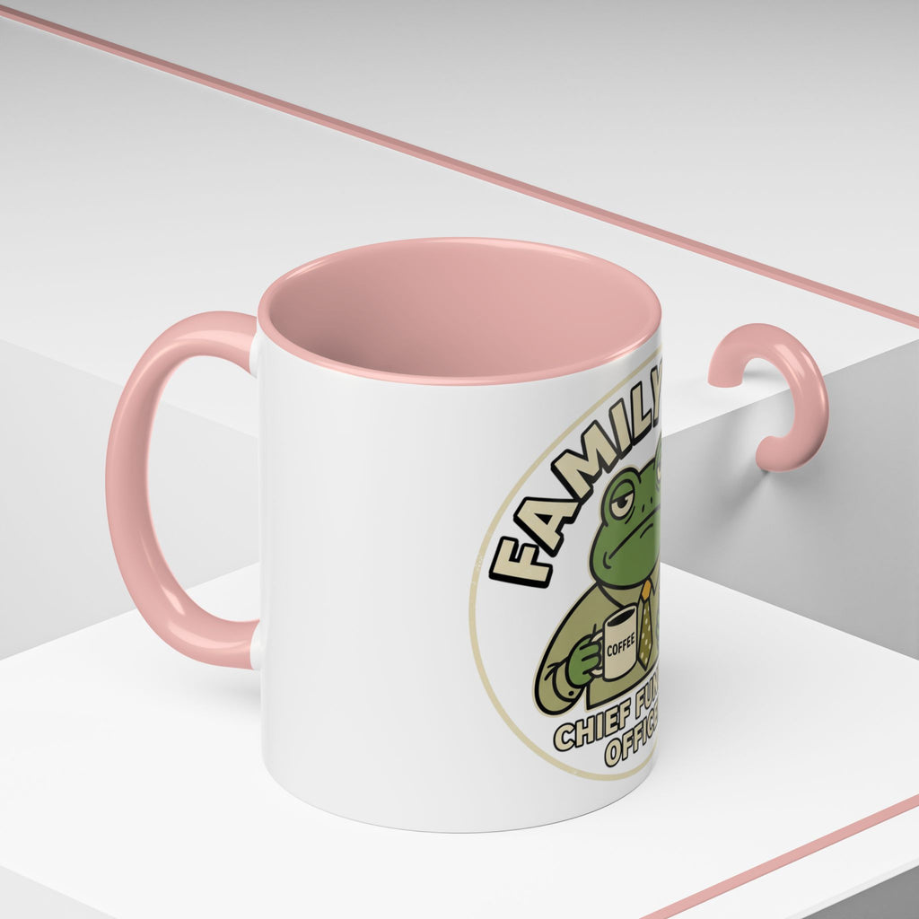 Family CFO Frog Chief Funding Officer mug | Accent coffee mug