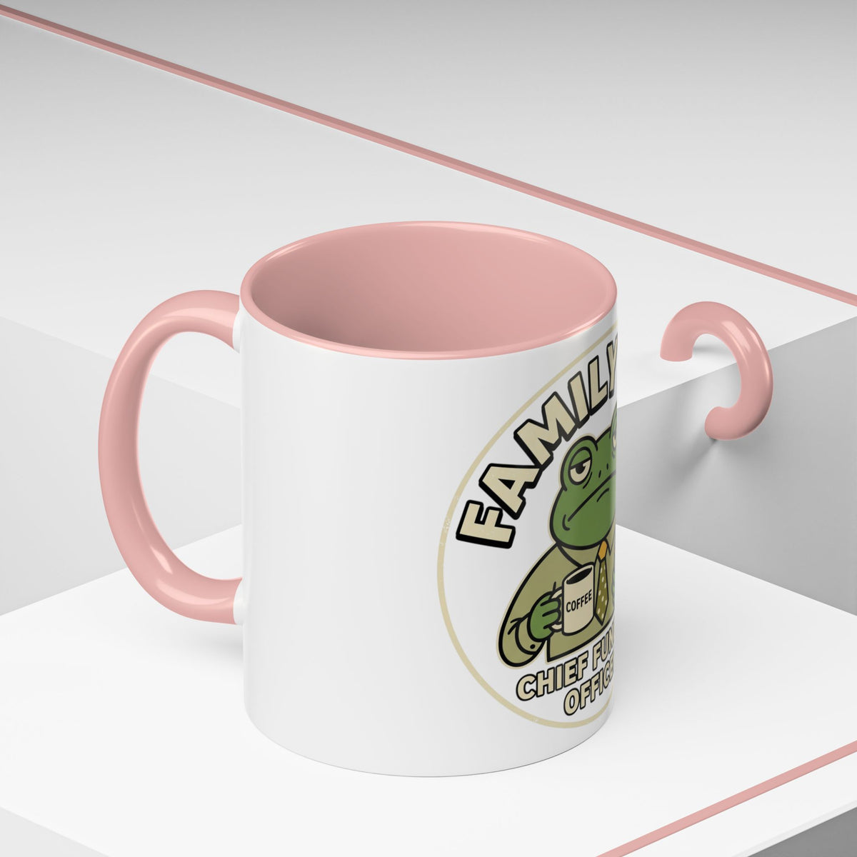 Family CFO Frog Chief Funding Officer mug | Accent coffee mug