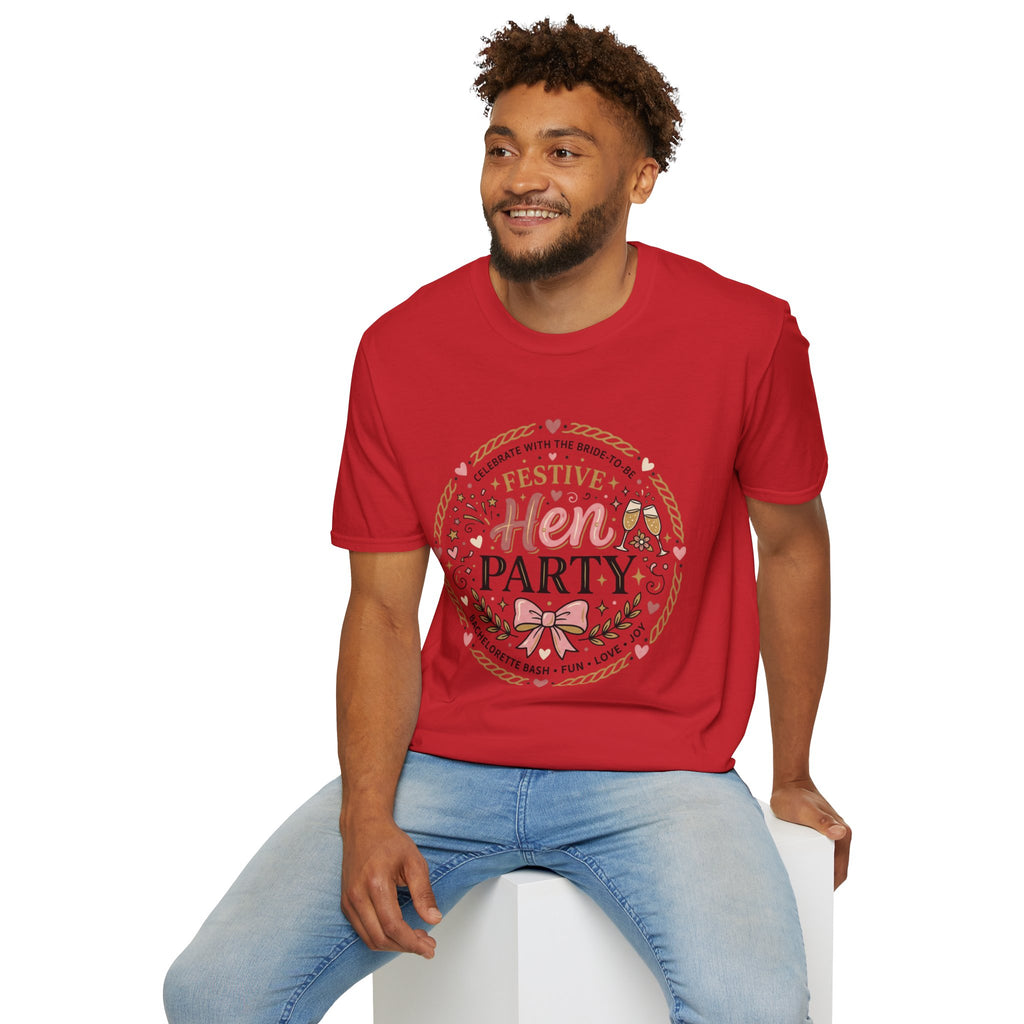Festive Hen Party T-Shirt | Bachelorette Celebration Design