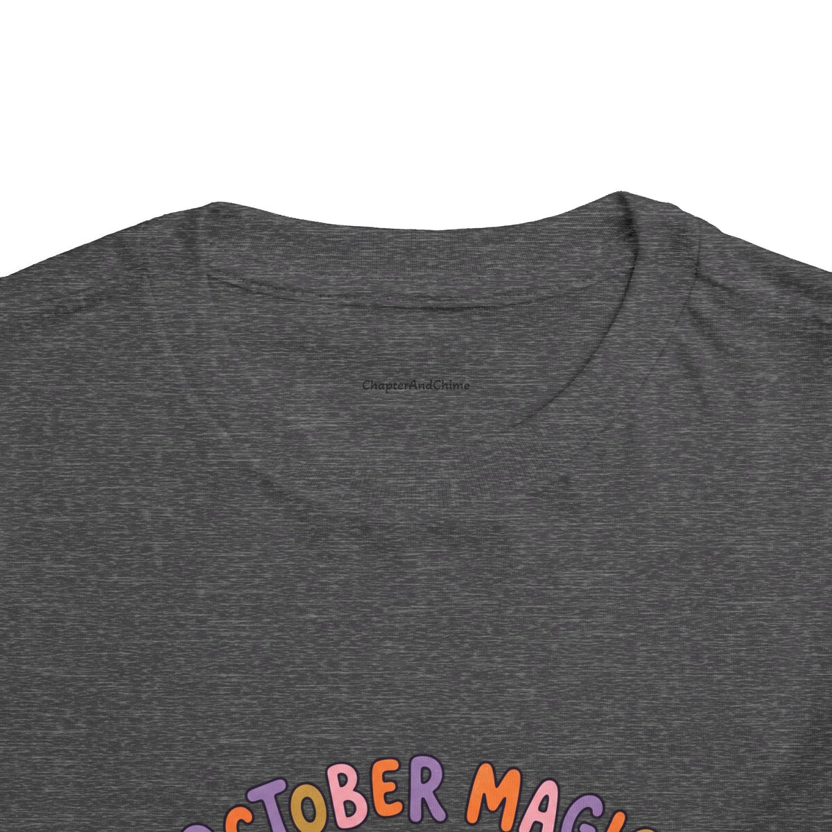 Halloween - October Magic Toddler Tee — Cute Witch Pumpkin Halloween Shirt
