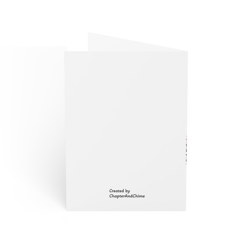 October Birth Marigold Glow Greeting Card — Zodiac Libra Autumn Floral Note (1/10/30/50 pcs)