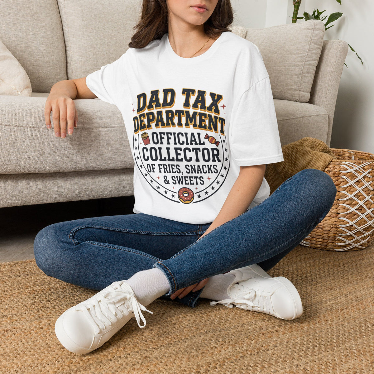 Dad Tax Department Official Collector of Fries Snacks & Sweets T-Shirt