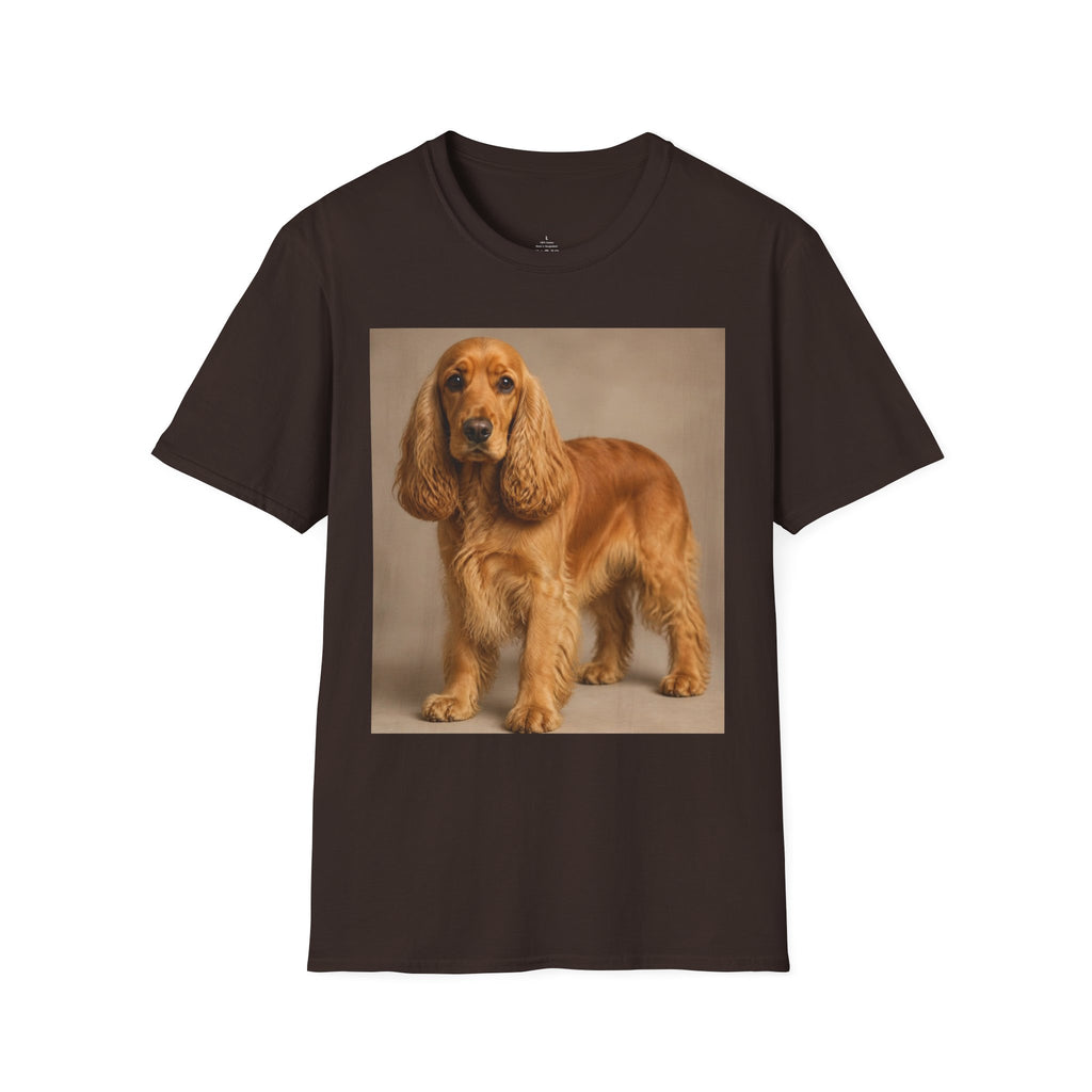 Cocker Spaniel Dog Mum T-Shirt — Dog Mom Graphic Tee with Photo Print