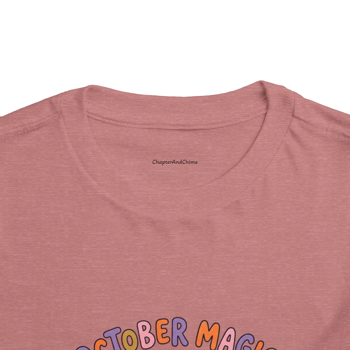 Halloween - October Magic Toddler Tee — Cute Witch Pumpkin Halloween Shirt