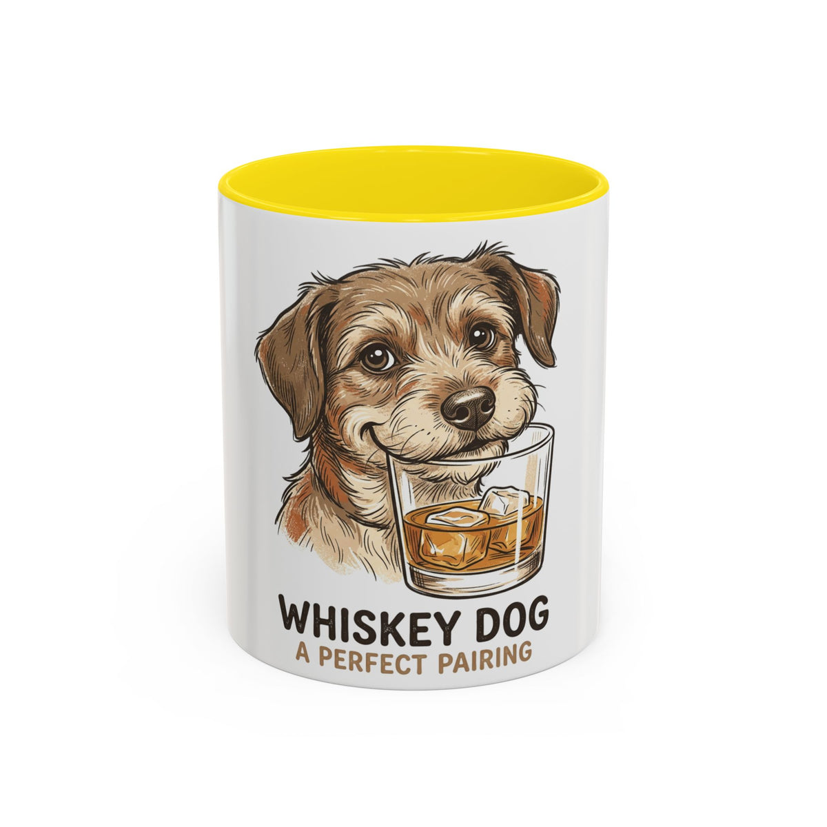 Whiskey Dog illustration mug | Coffee Mug