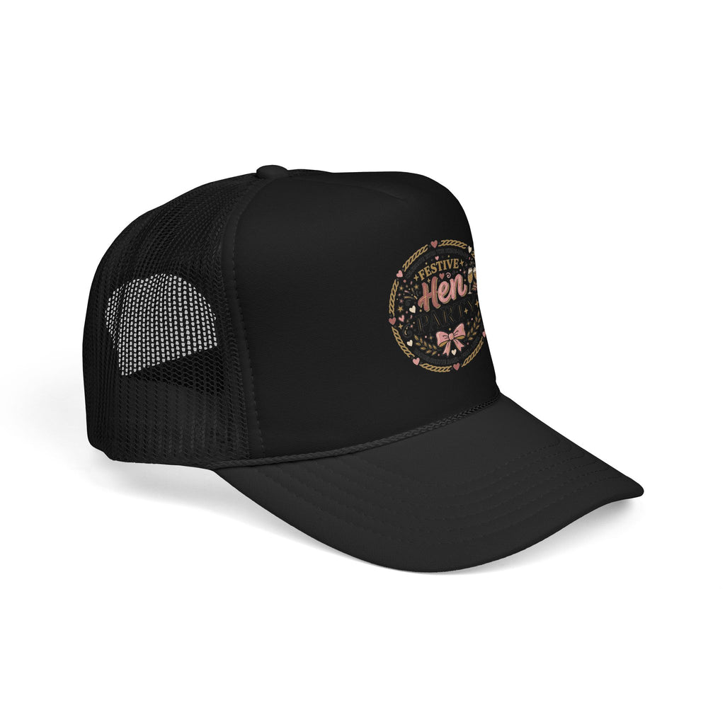 Hen Party Festive Foam Trucker Hat | Floral Wreath Design