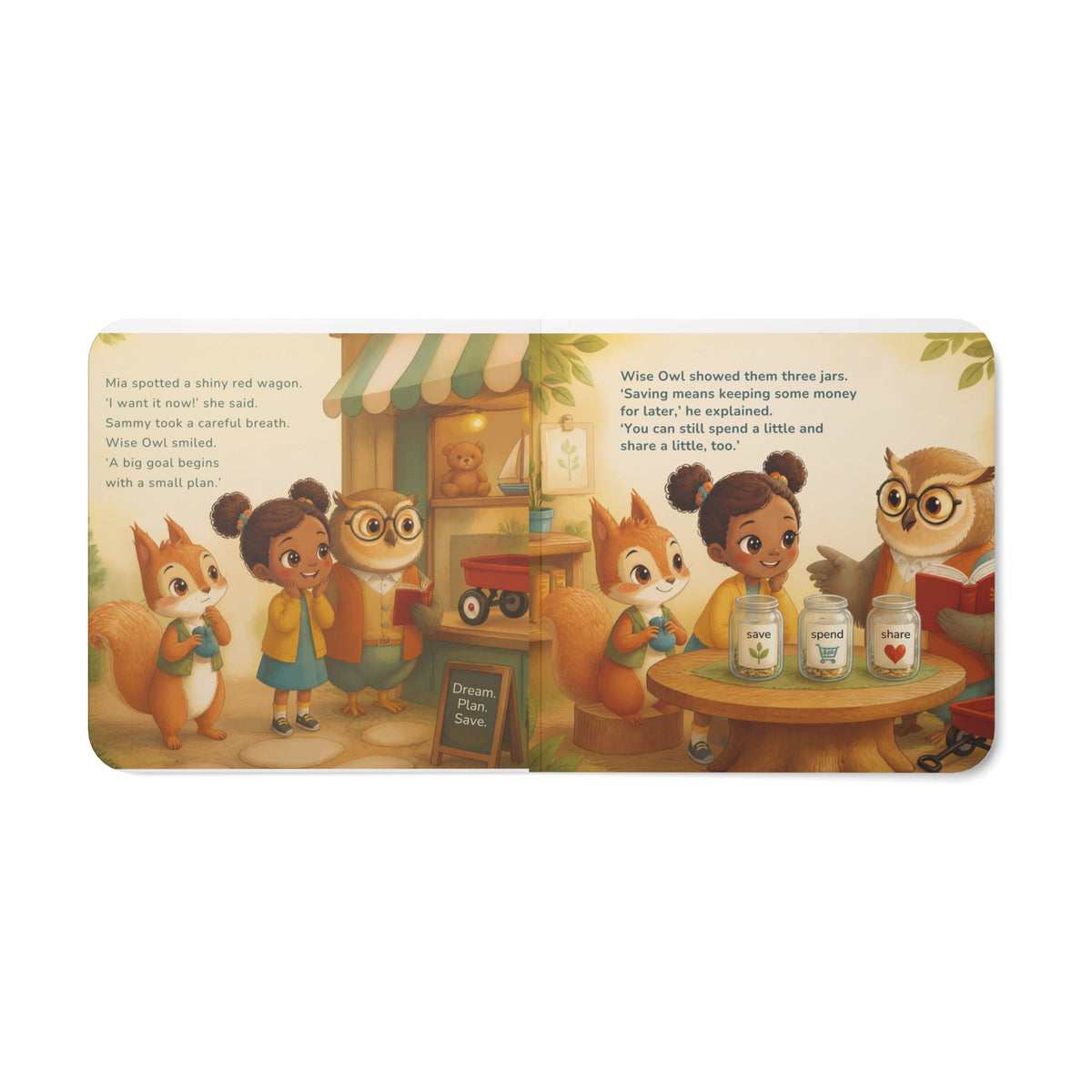 Sammy Saver and the Bright Idea Board Book | Kids Story about Saving & Patience