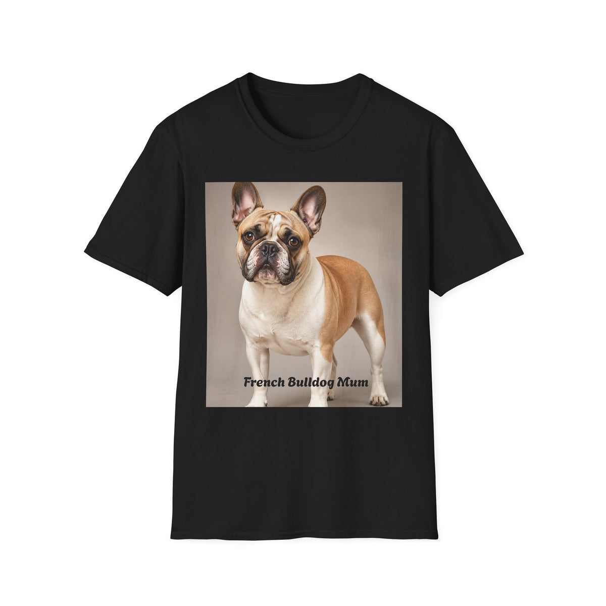 French Bulldog Photo Mum T-Shirt | Frenchie Mom Tee