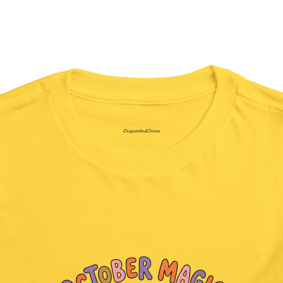Halloween - October Magic Toddler Tee — Cute Witch Pumpkin Halloween Shirt