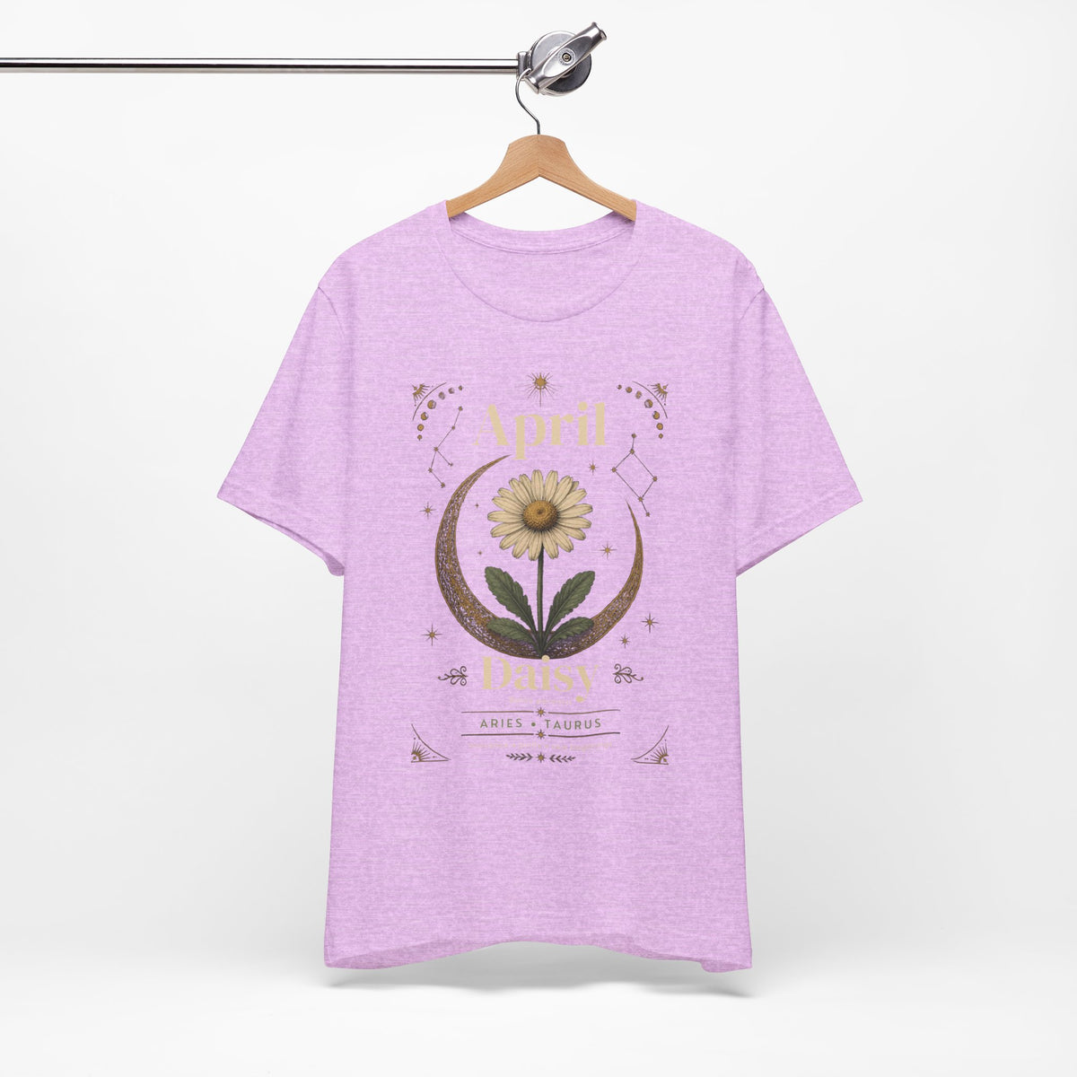 April Birth Flower Tee | Daisy Botanical Design | Birthday Gift