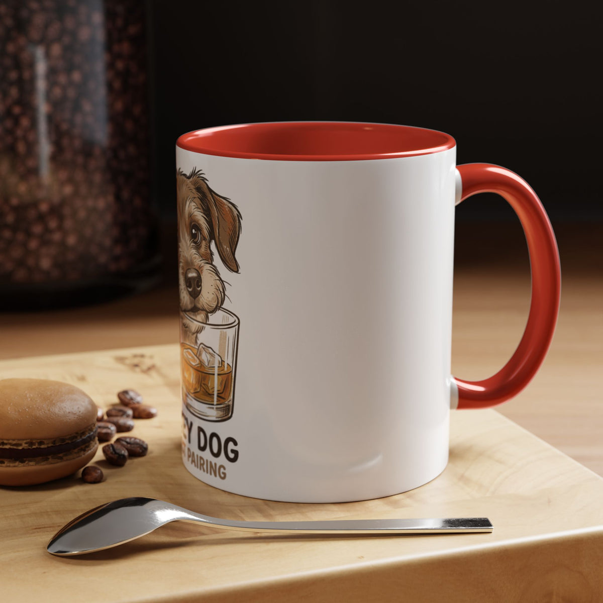 Whiskey Dog illustration mug | Coffee Mug