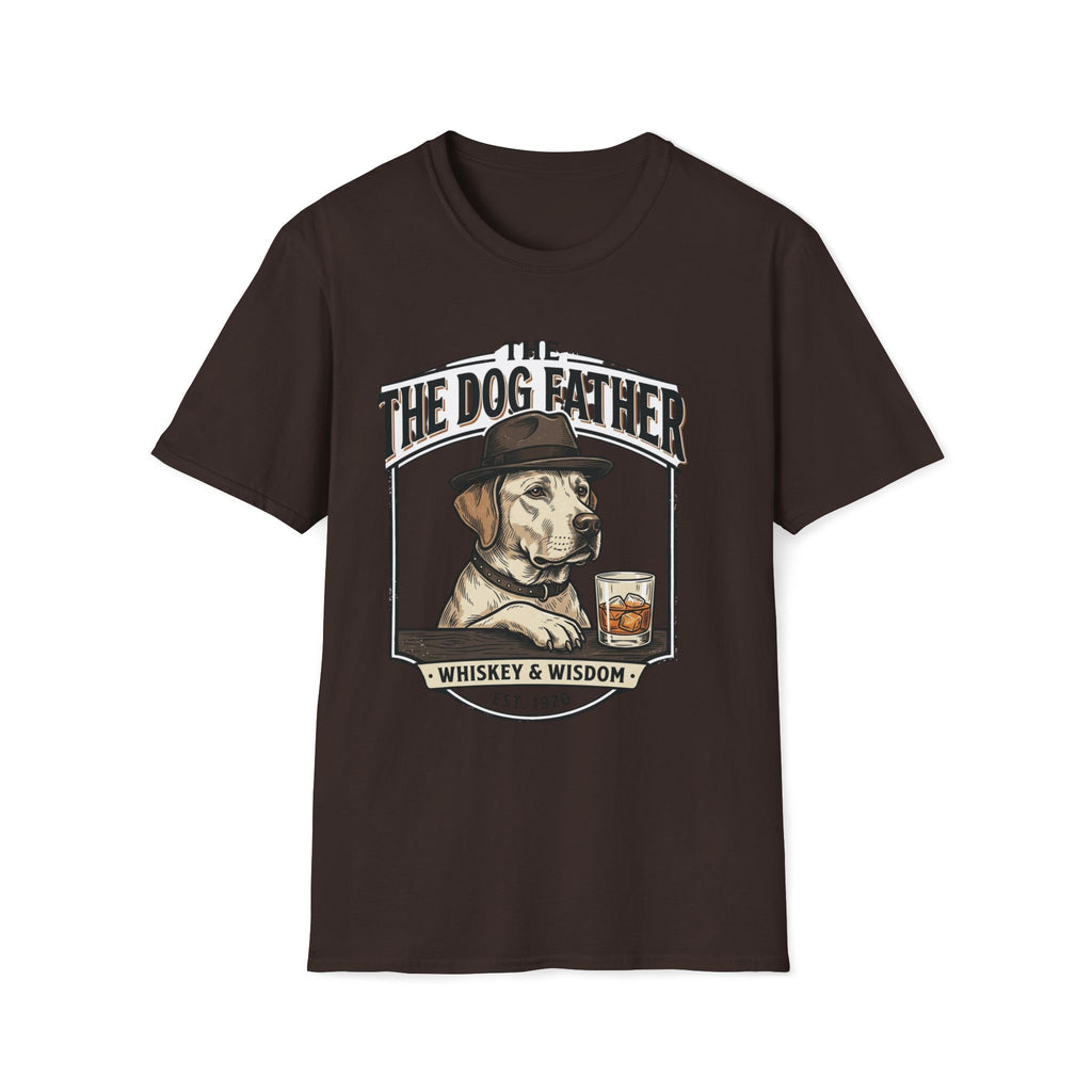 The Dog Father graphic T-Shirt | Whiskey & Wisdom dog illustration