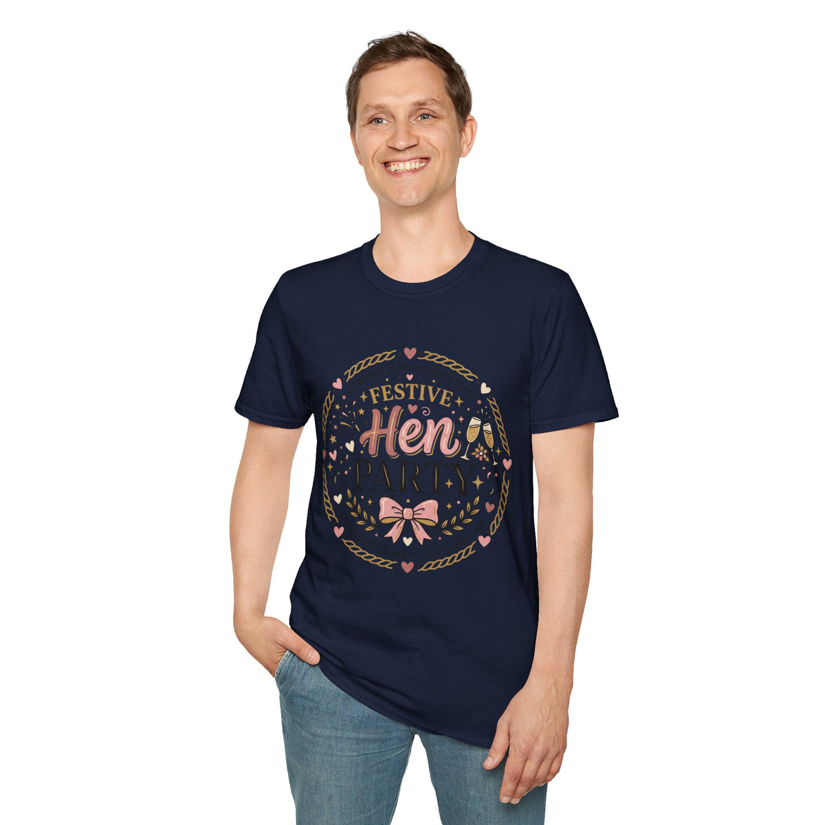 Festive Hen Party T-Shirt | Bachelorette Celebration Design