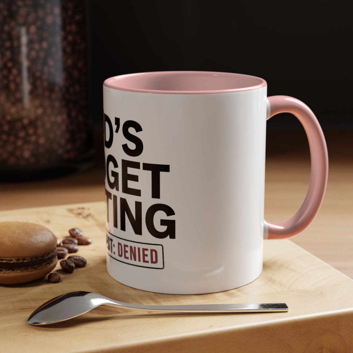 Dad's Funny Budget Meeting Mug | Accent Coffee Mug, 11/15oz