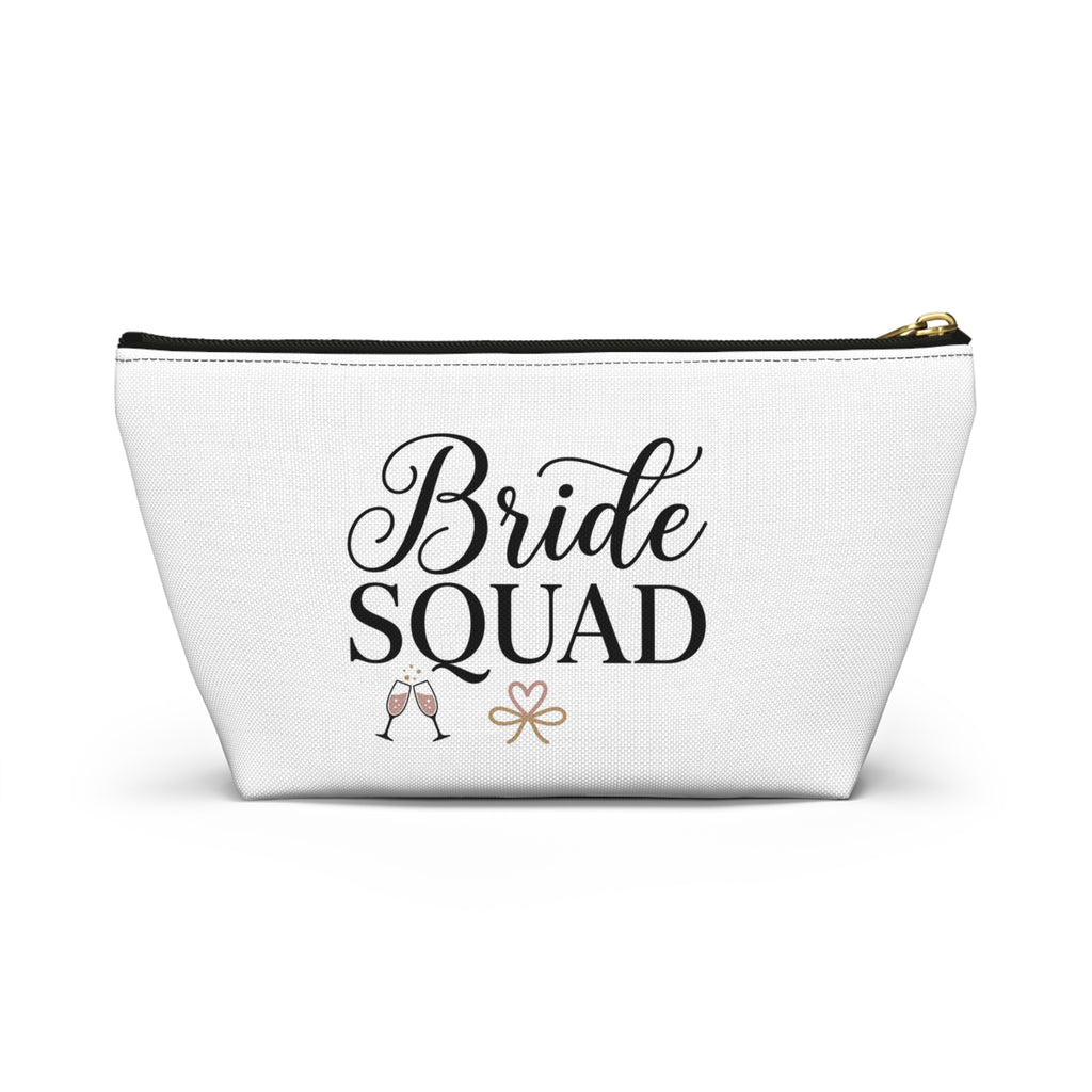 Bride Squad Accessory Pouch | T-Bottom Makeup Bag, Bachelorette Party