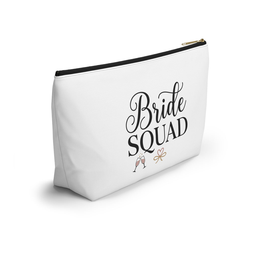 Bride Squad Accessory Pouch | T-Bottom Makeup Bag, Bachelorette Party