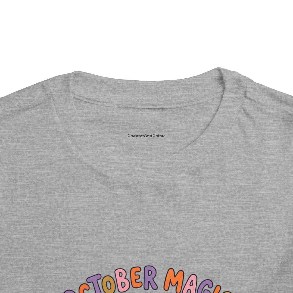 Halloween - October Magic Toddler Tee — Cute Witch Pumpkin Halloween Shirt