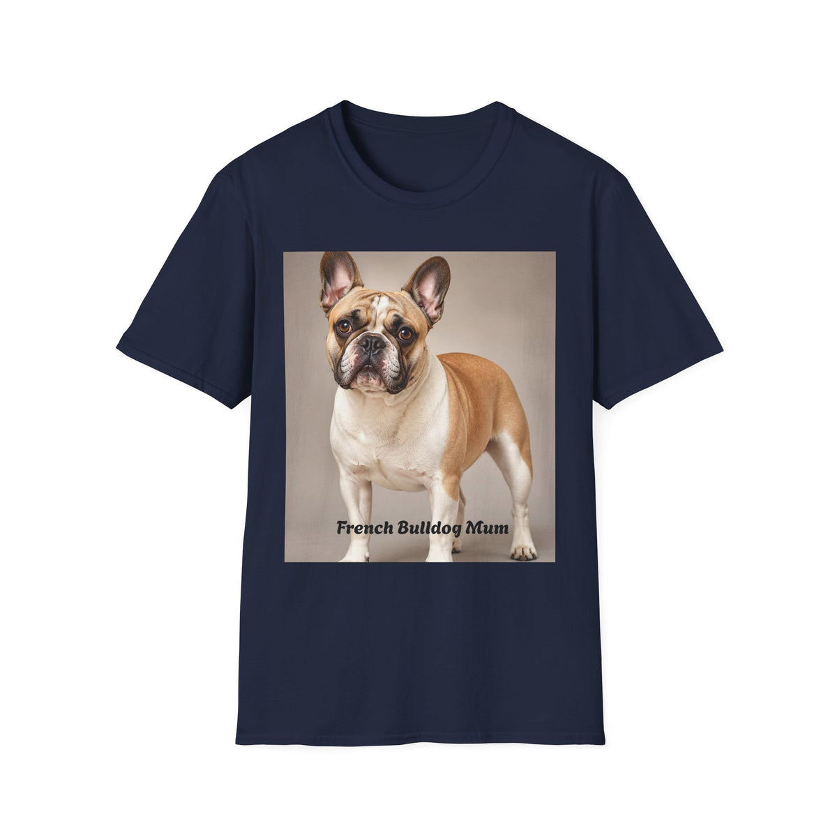 French Bulldog Photo Mum T-Shirt | Frenchie Mom Tee
