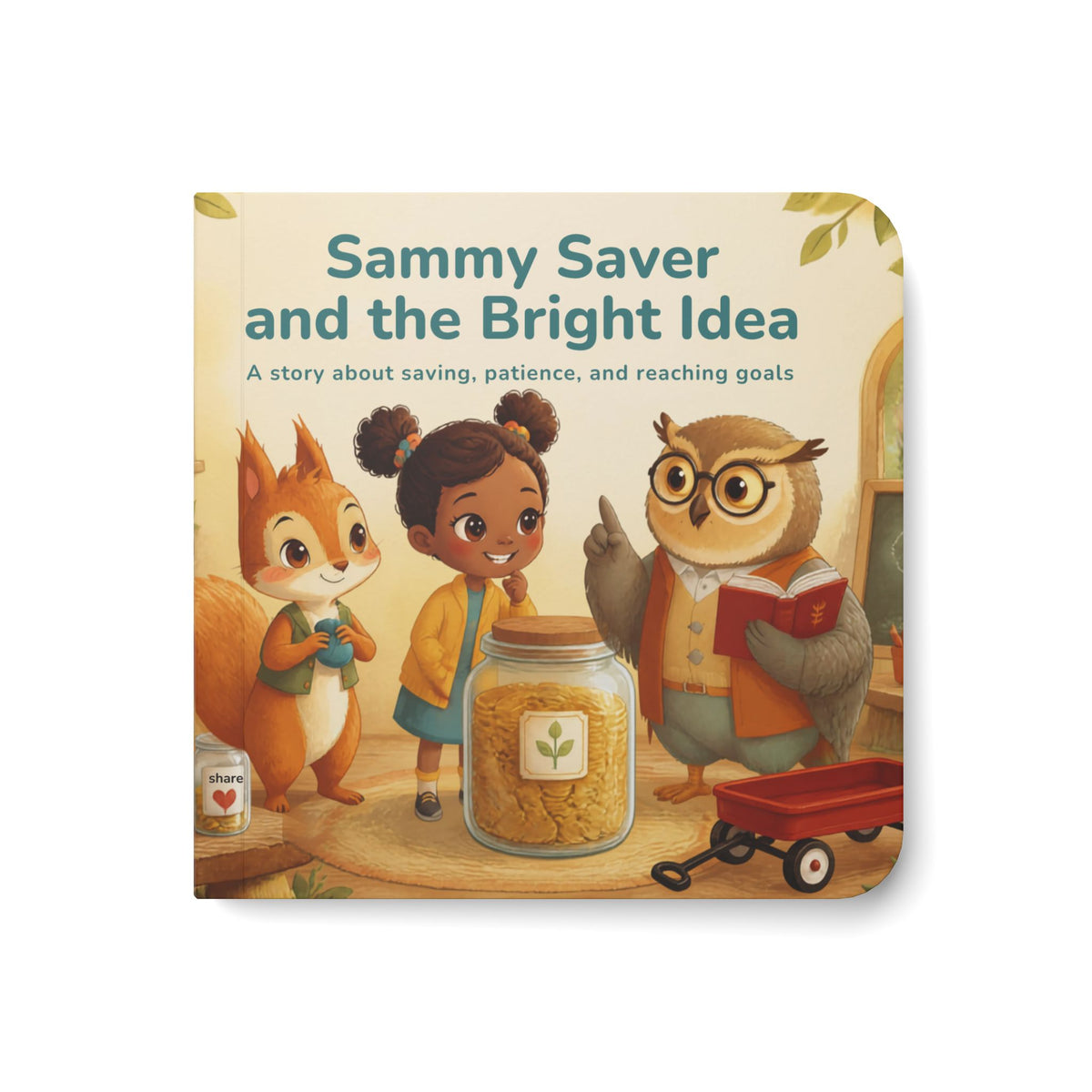 Sammy Saver and the Bright Idea Board Book | Kids Story about Saving & Patience