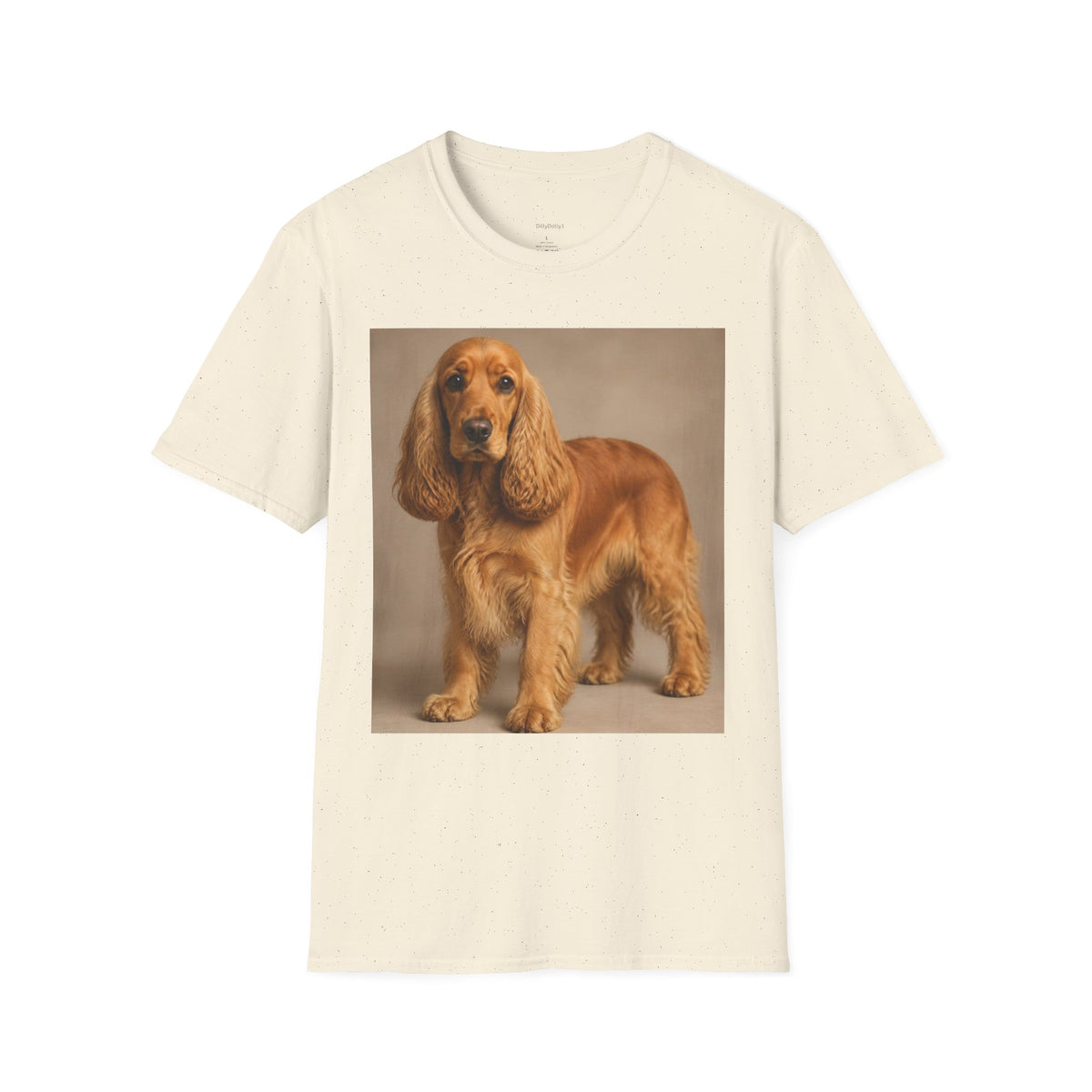 Cocker Spaniel Dog Mum T-Shirt — Dog Mom Graphic Tee with Photo Print