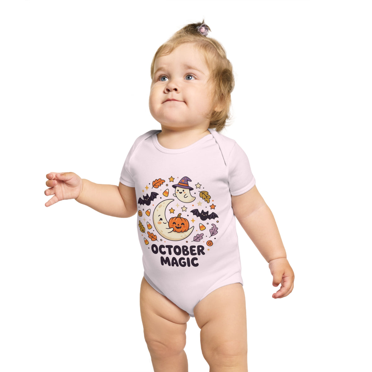 Halloween - October Magic Baby Bodysuit — Cute Halloween Infant Onesie
