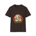 Dog Mum Raised By Paws T-Shirt | Golden Retriever Retro
